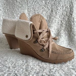 UNIONBAY Faux Fur Healed Bootie | 10